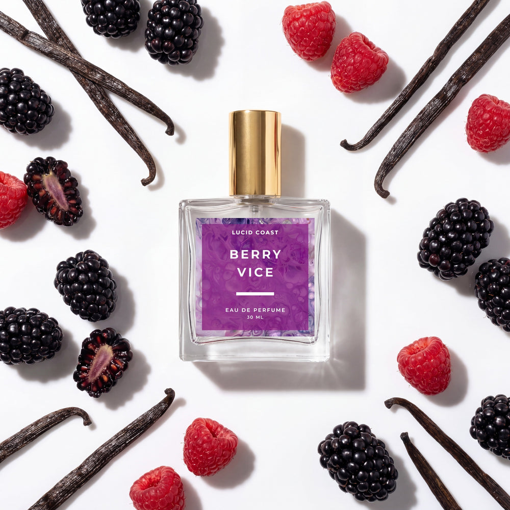 lucid Berry Vice fragrance bottle