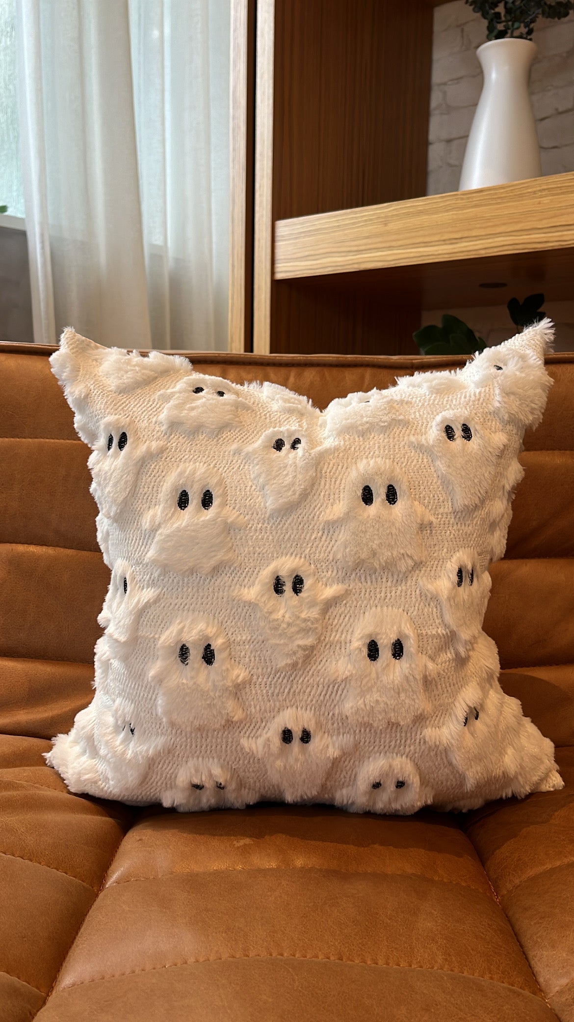 Spooky Ghost Pillow Cover – alternate product view