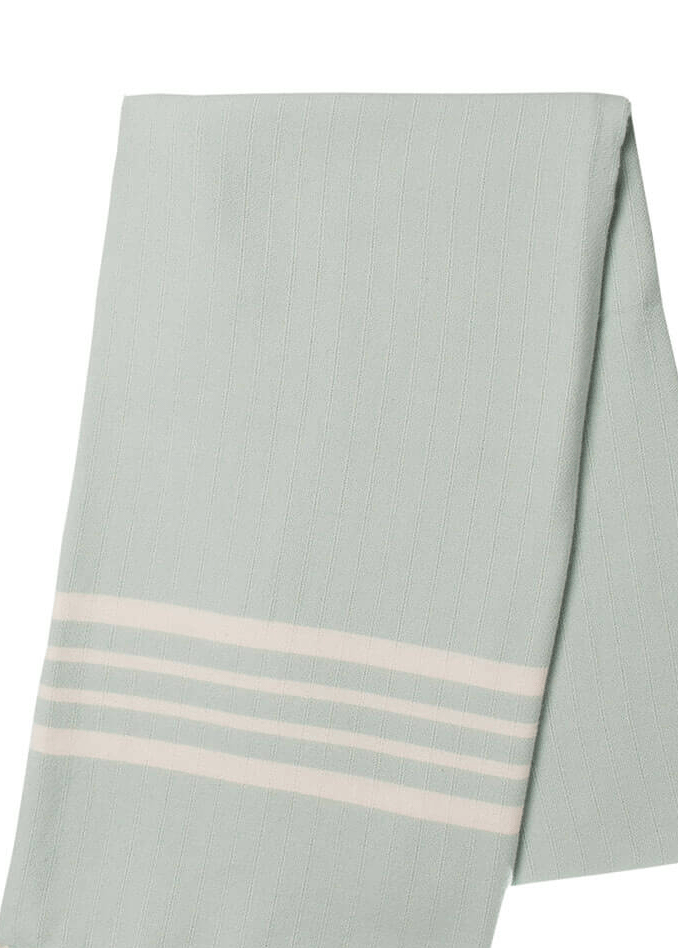 Farmhouse Turkish Cotton Towel without Fringe – 39 × 70 in