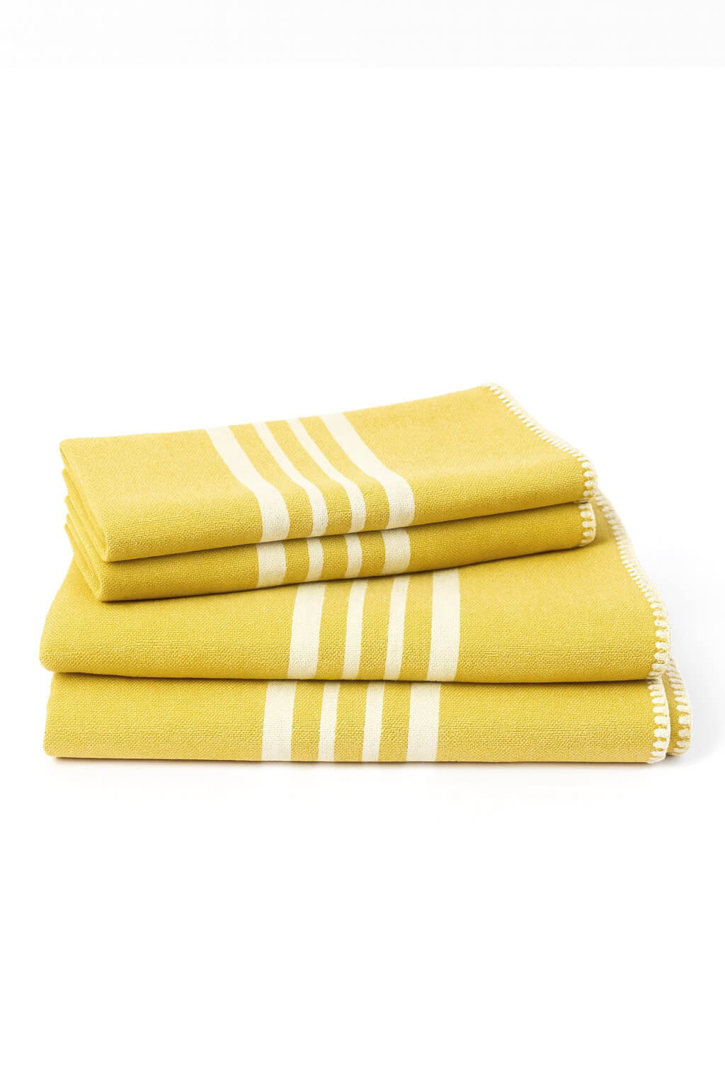 Farmhouse Fringe-Free Turkish Towel Bundle – 2 Full + 2 Mini