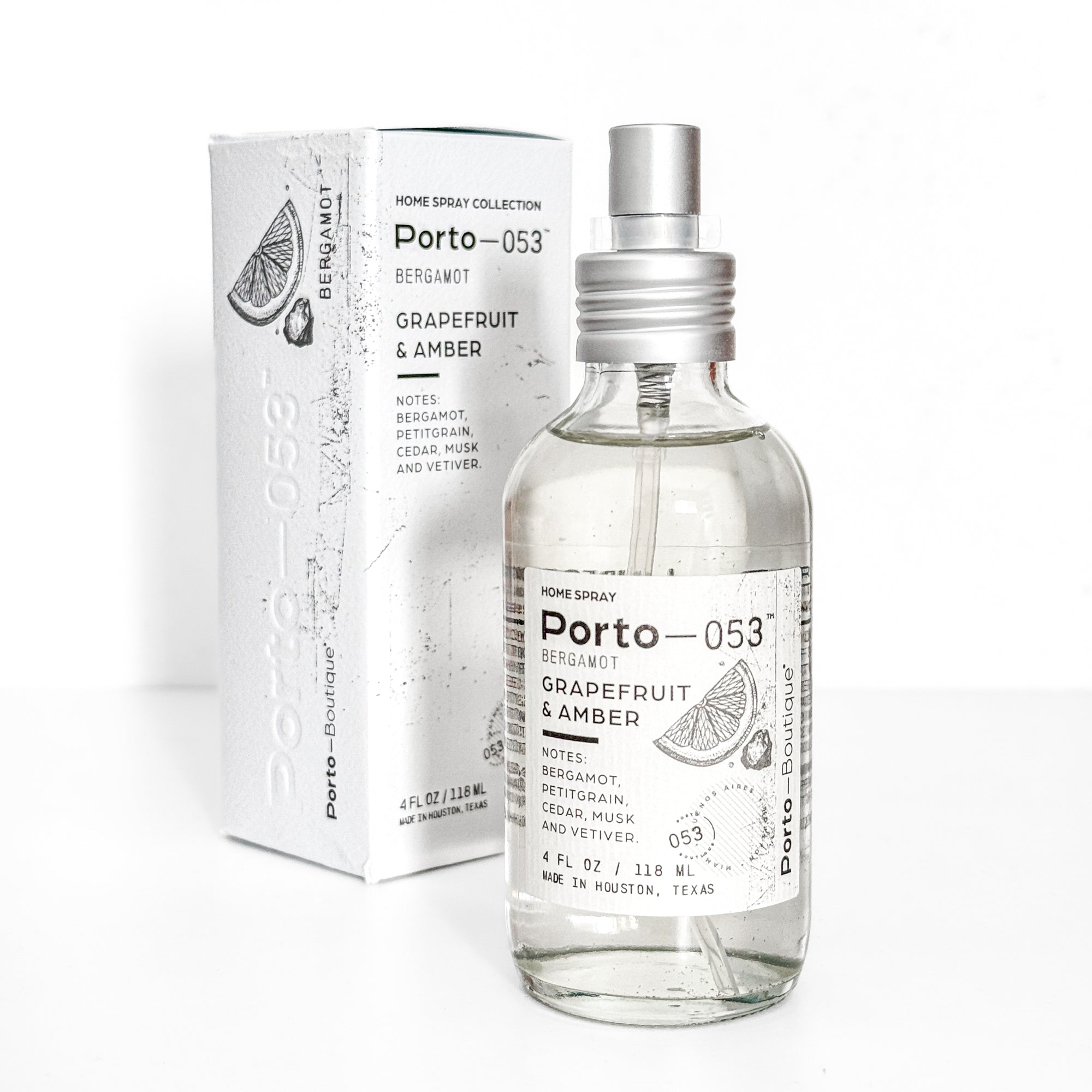 Porto-053 Bergamot home fragrance spray