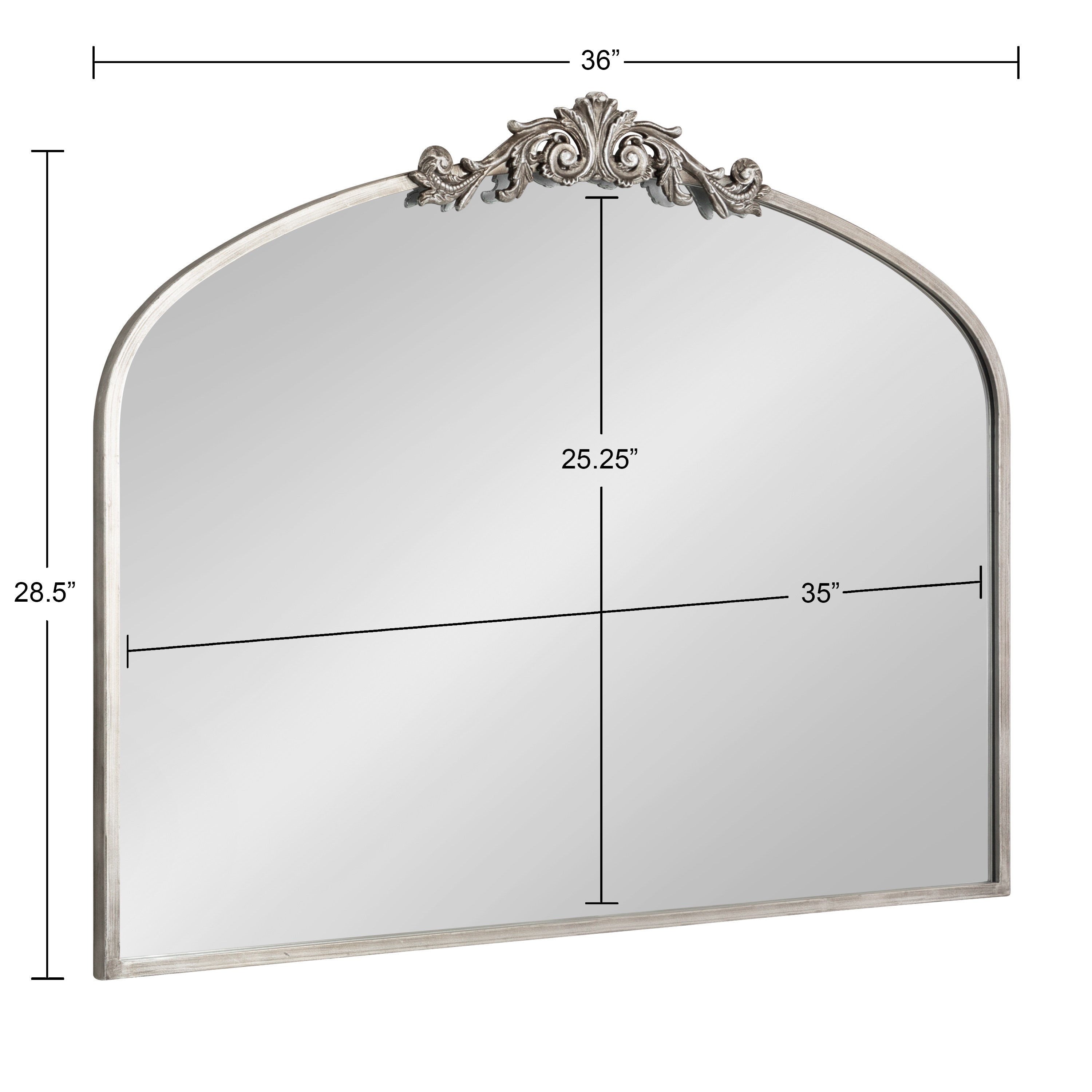 Arendahl Traditional Arch Mirror – alternate product view