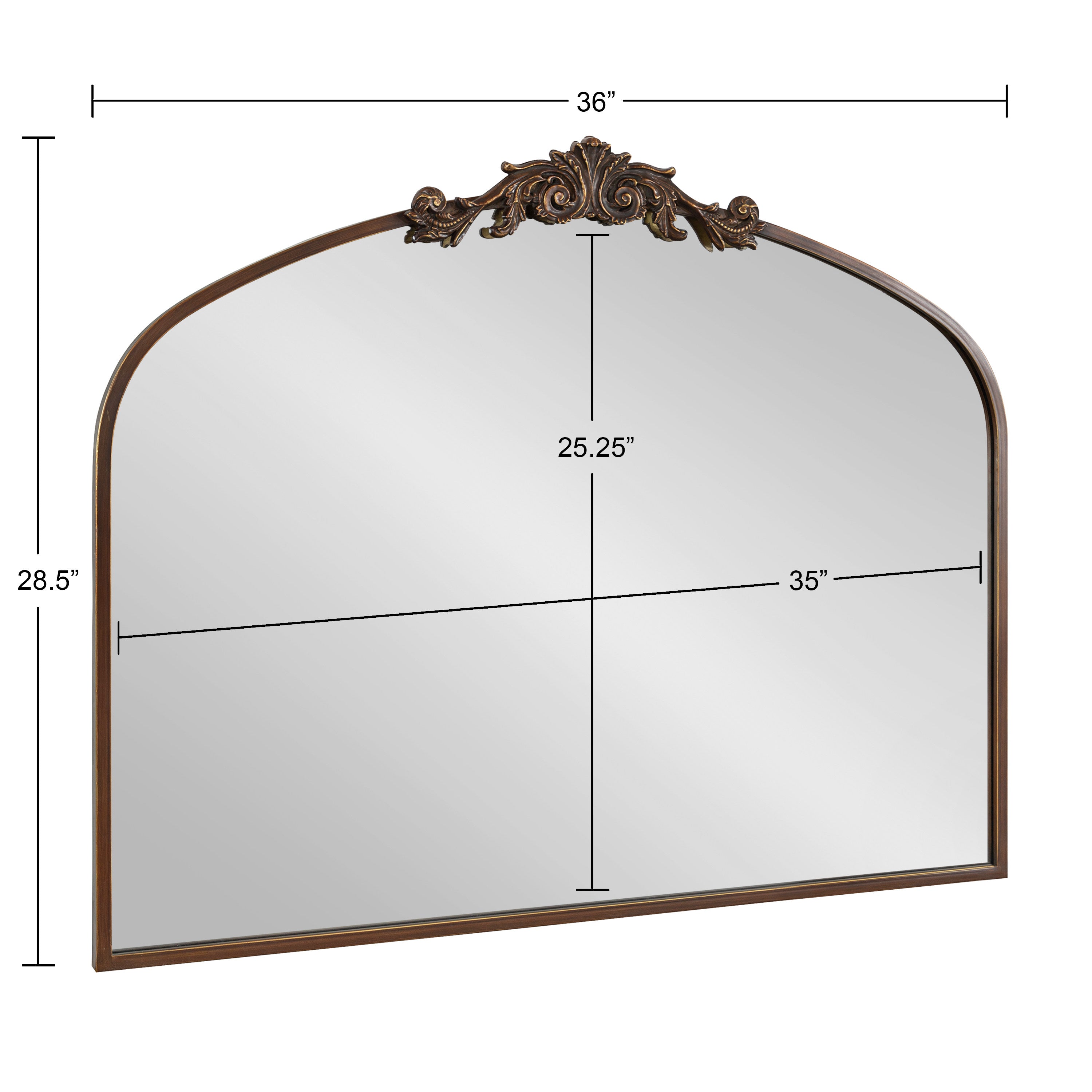 Arendahl Traditional Arch Mirror – alternate product view