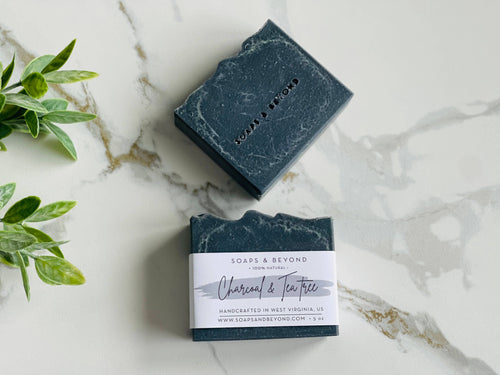 Sage & Stone Apothecary Activated Charcoal & Tea Tree Soap Bar