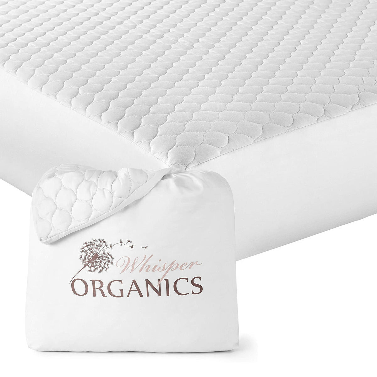 Organic Cotton Quilted Mattress Pad