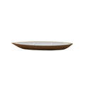 Madras mango wood crudité serving dish