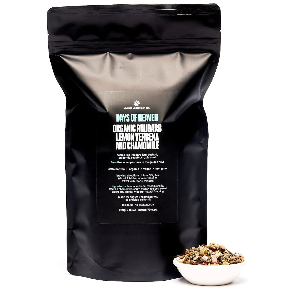 Days of Heaven Rhubarb Verbena Chamomile Tea