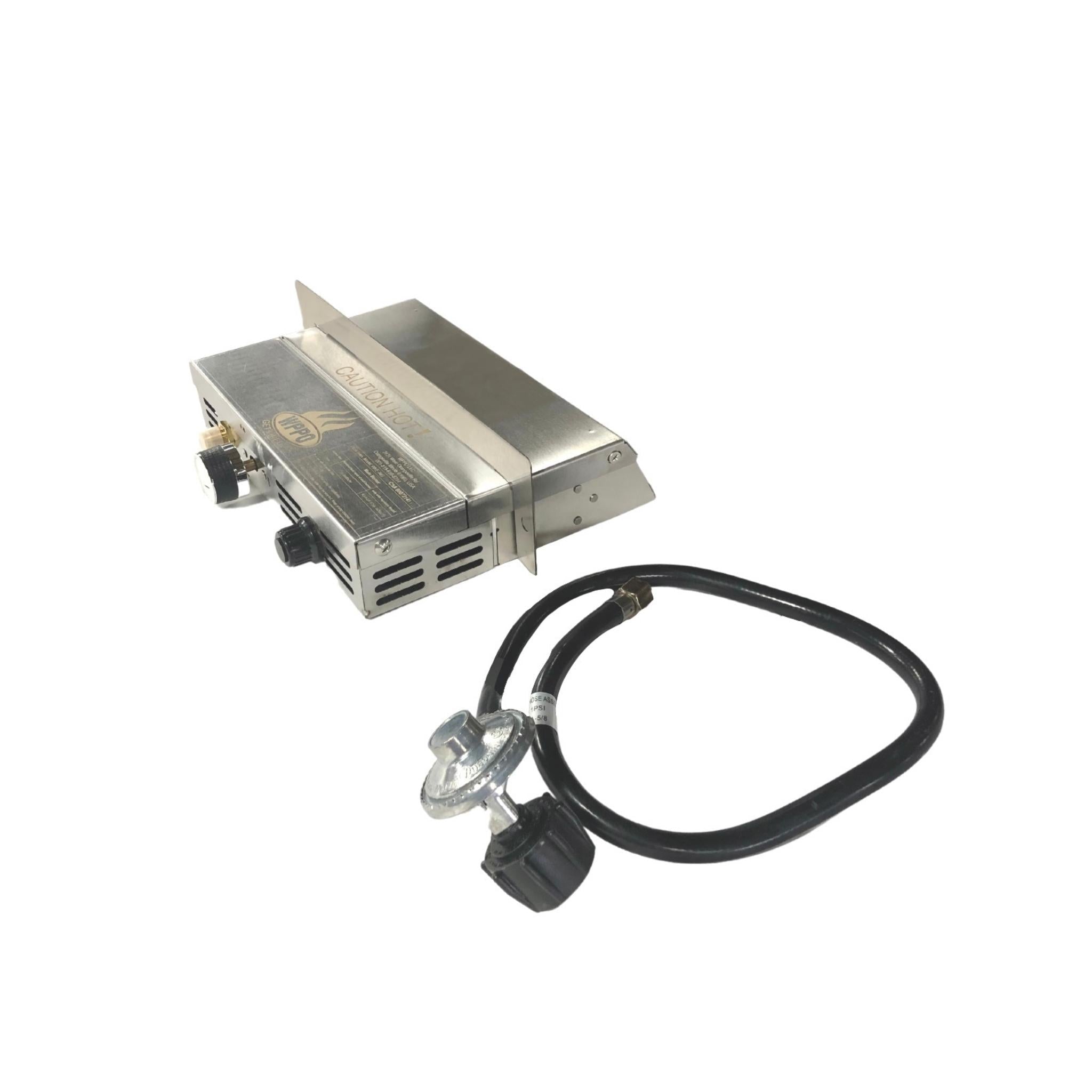 Gas Burner for Dual Fueled Outdoor Oven