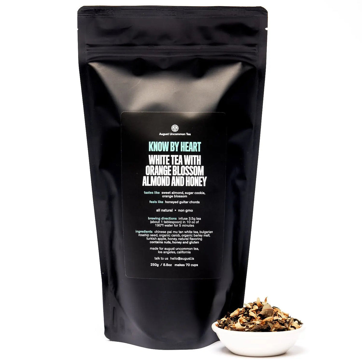 Know by Heart Orange Blossom Almond White Tea