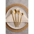 Monaco Gold Flatware — 16-Piece Set