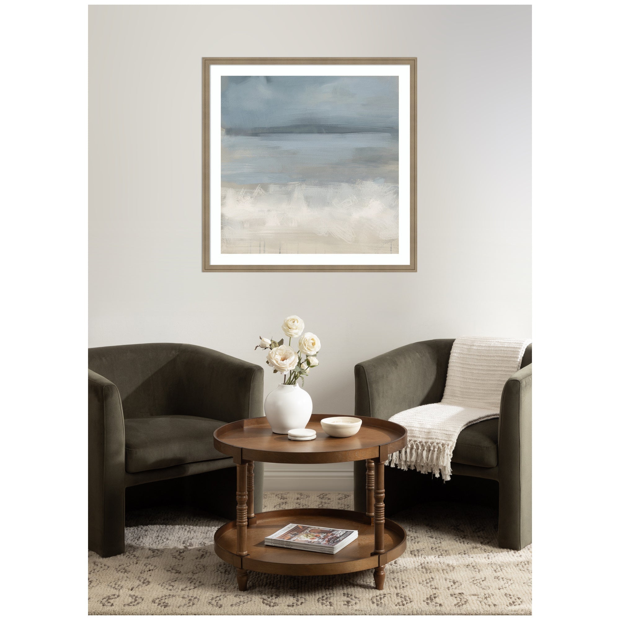 The Blues by Mary Sparrow Framed Wall Art Print – alternate product view