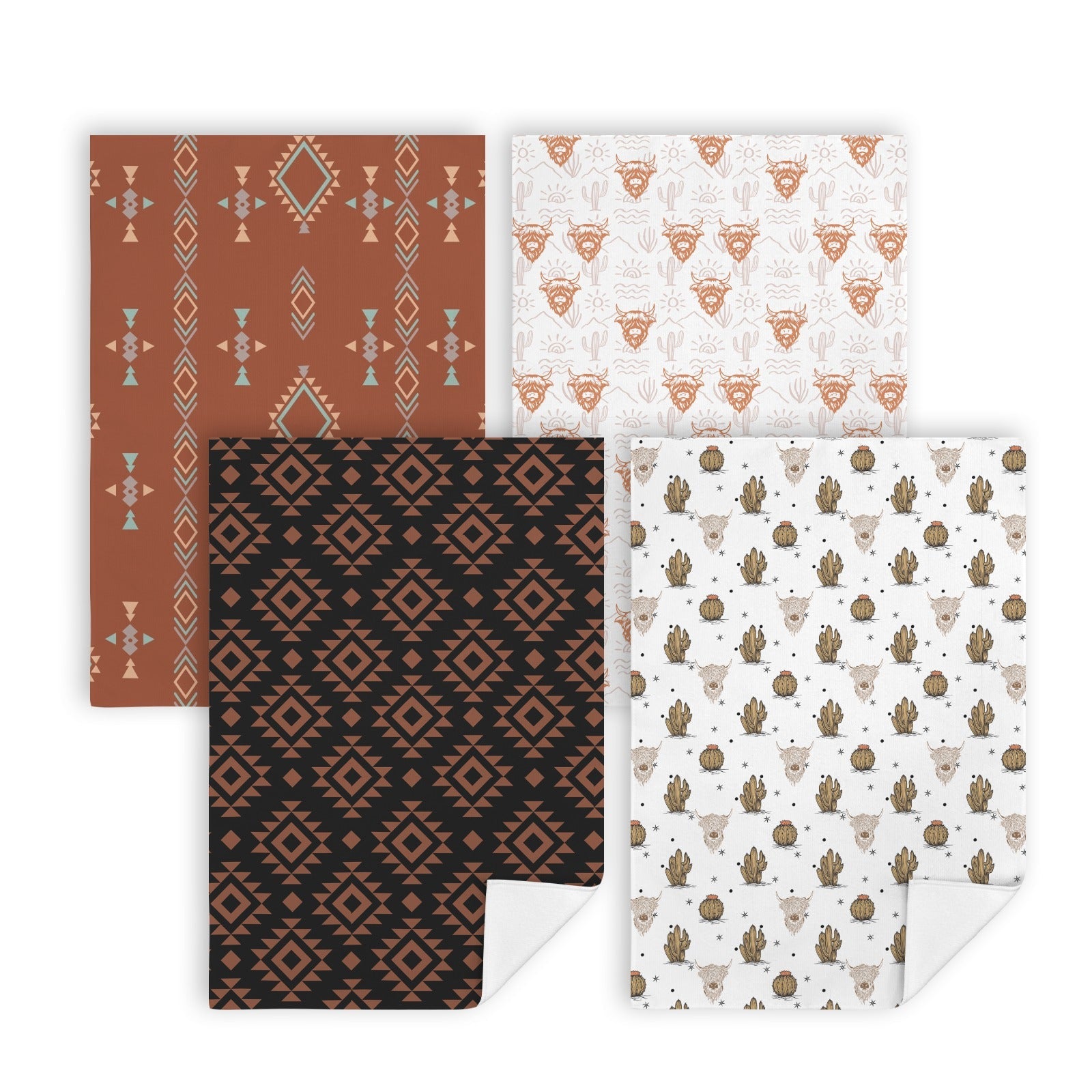 Baha Ranch Highlands Southwest Kitchen Towels — Set of 4 – alternate product view