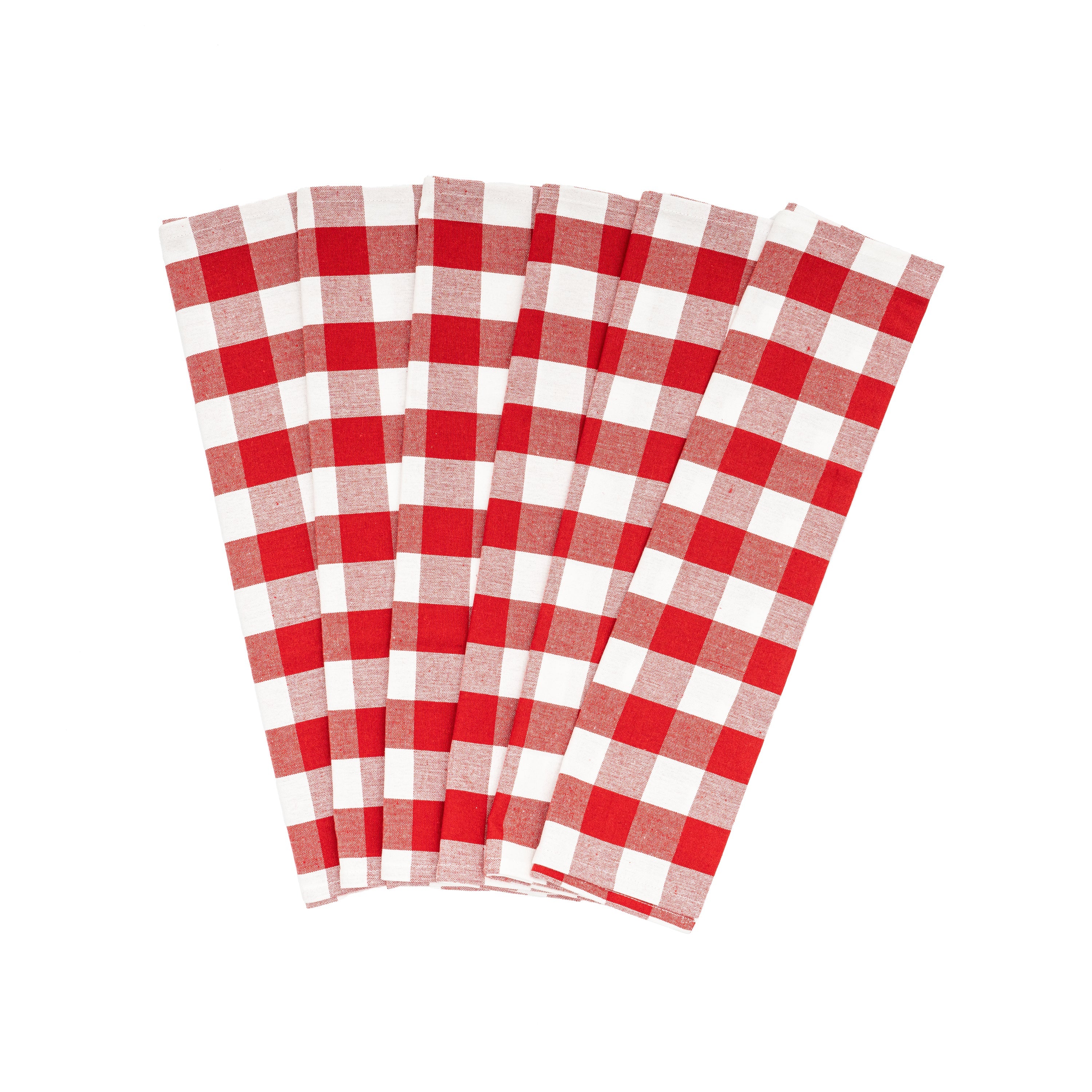 Plaid Cotton Kitchen Towels – alternate product view