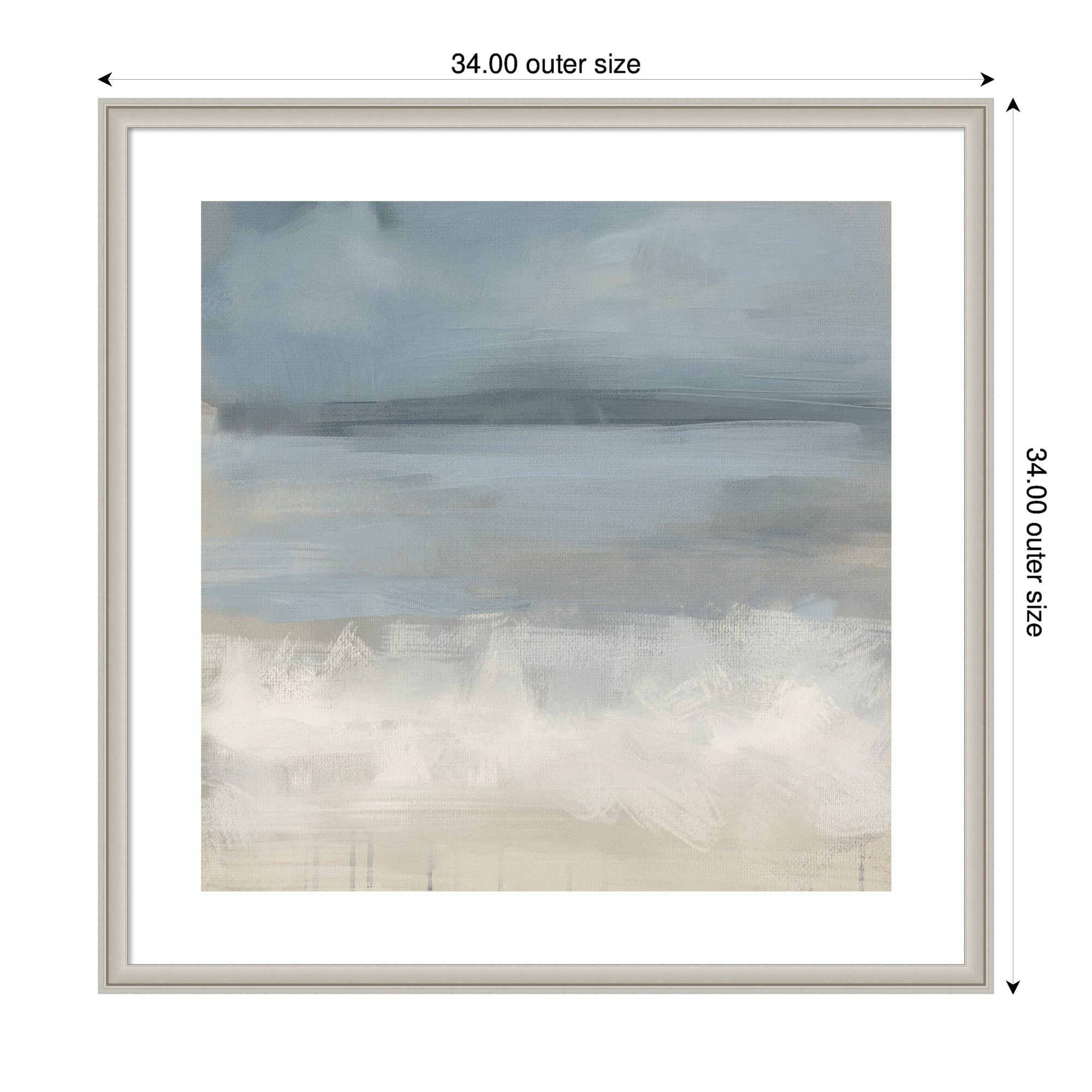 The Blues by Mary Sparrow Framed Wall Art Print – alternate product view