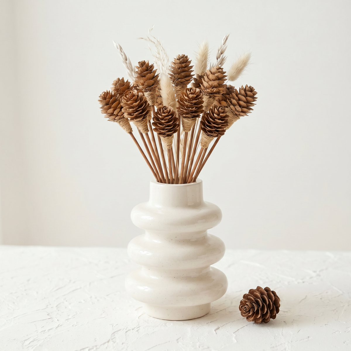 Stacked bubble reed diffuser set