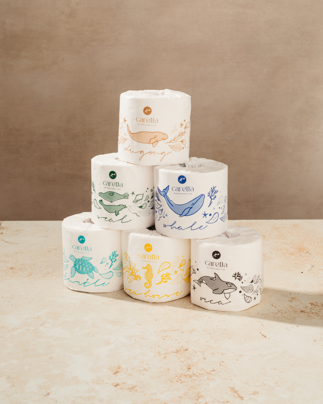 Caretta bamboo toilet paper 36-roll pack