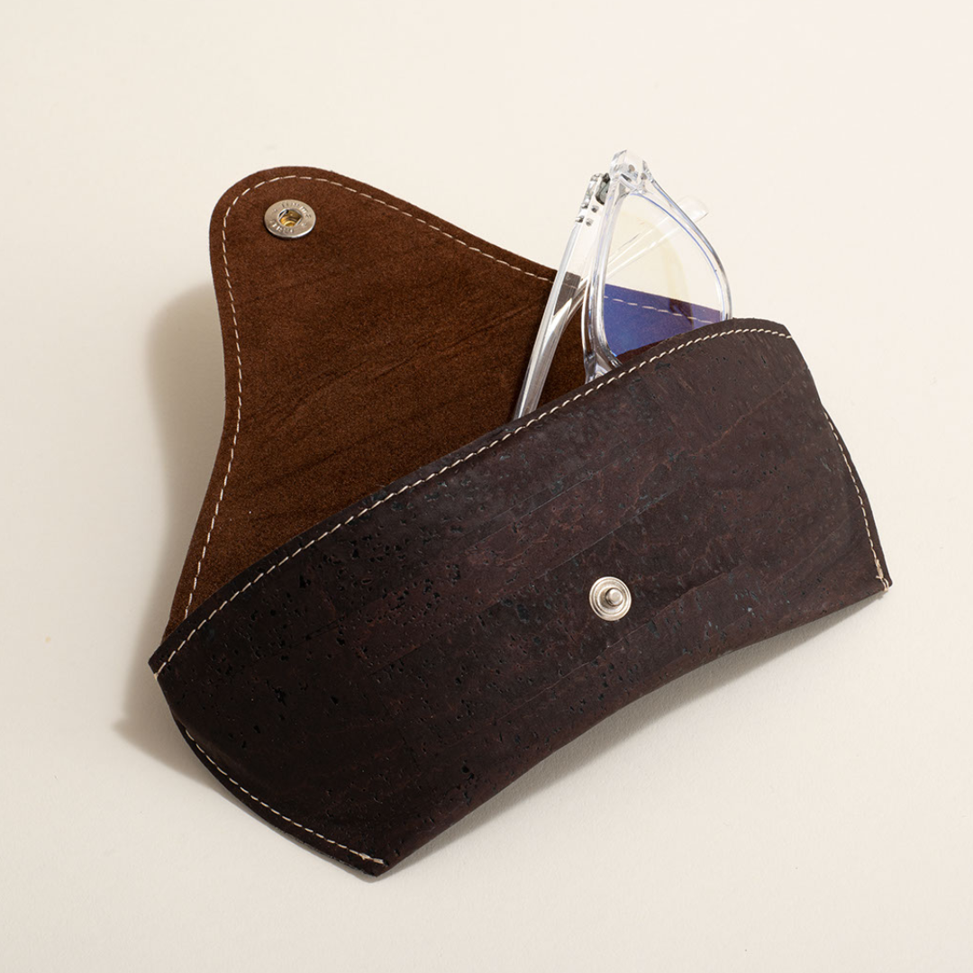 Protective Cork Glasses Case