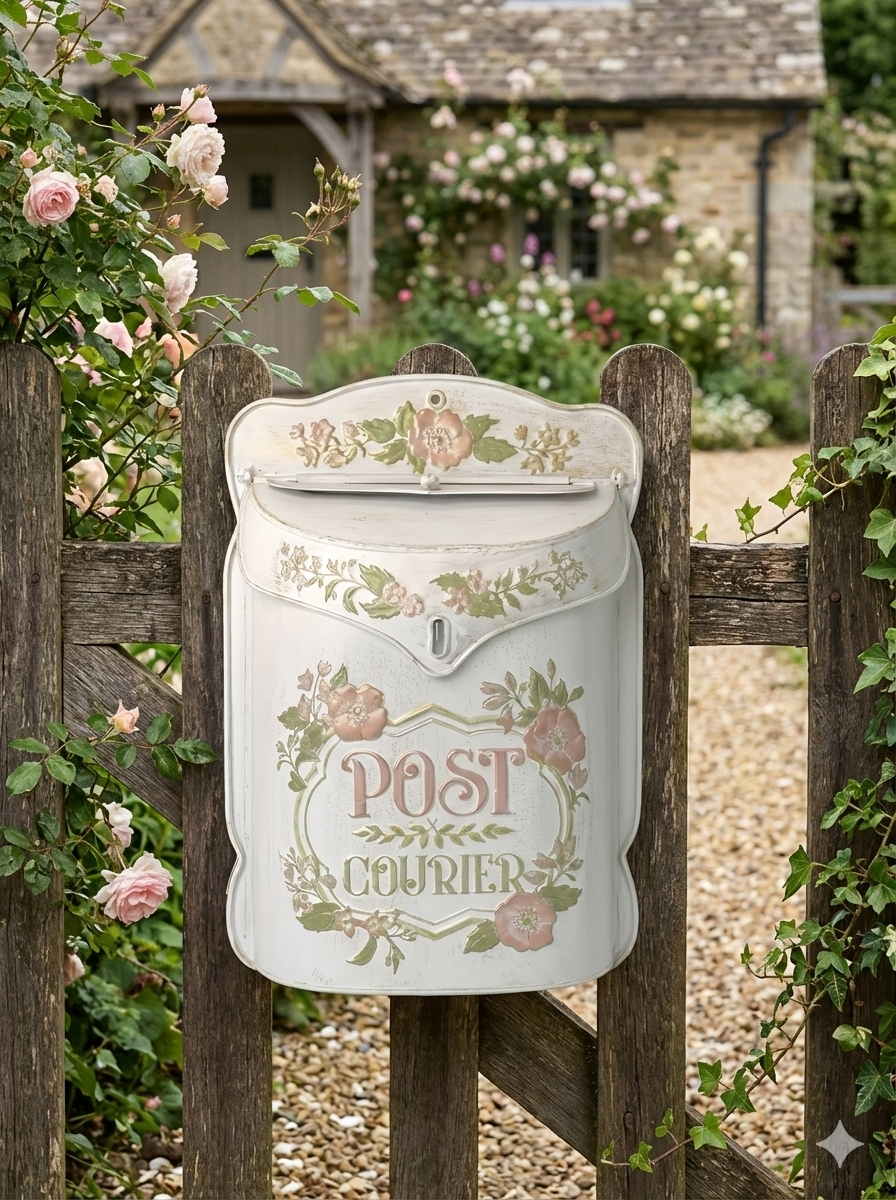 Vintage Farmhouse Wall-Mounted Mailbox