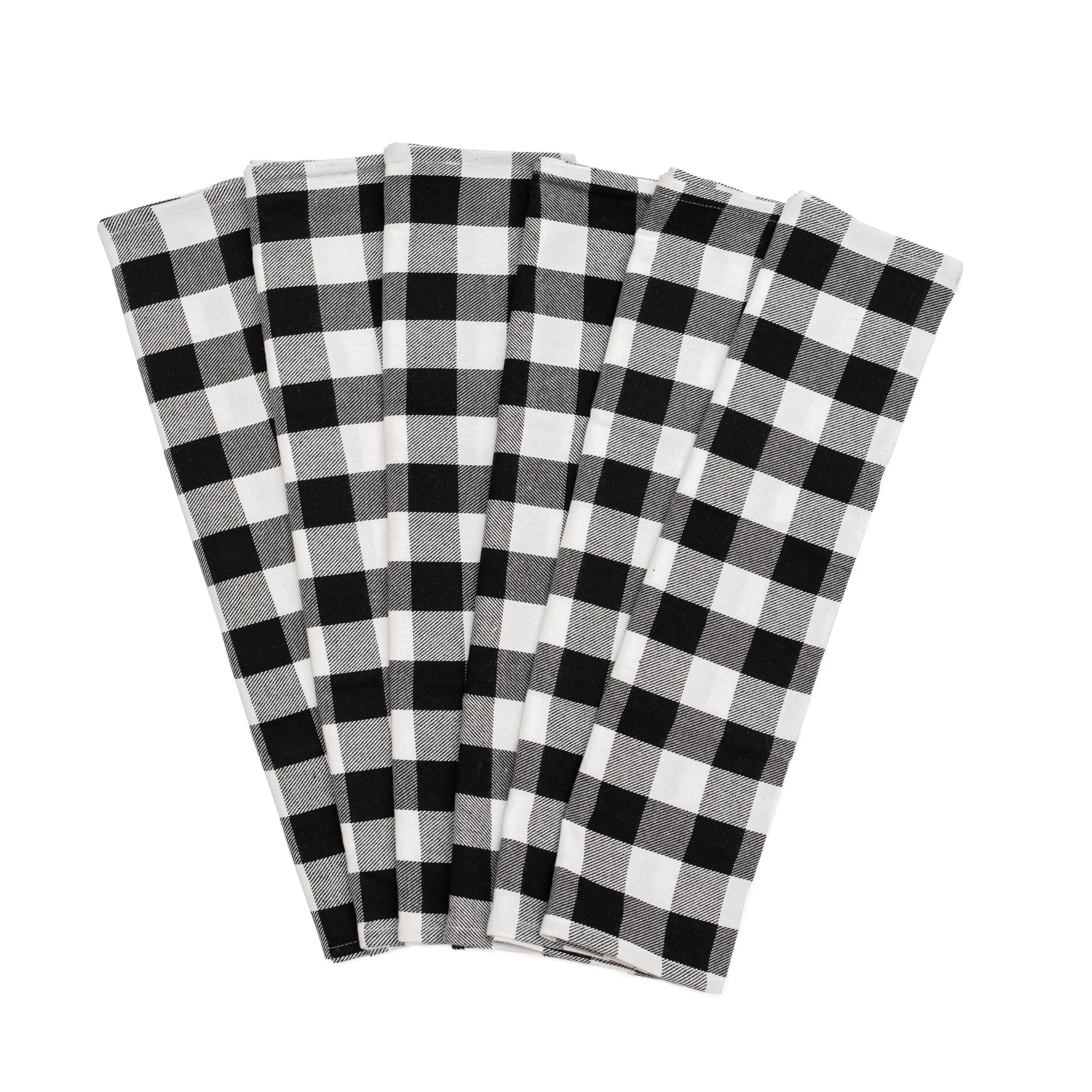 Plaid Cotton Kitchen Towels – alternate product view