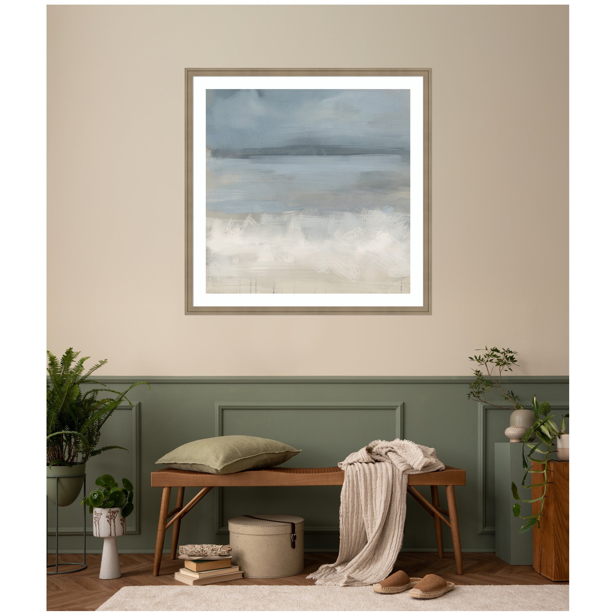 The Blues by Mary Sparrow Framed Wall Art Print – alternate product view