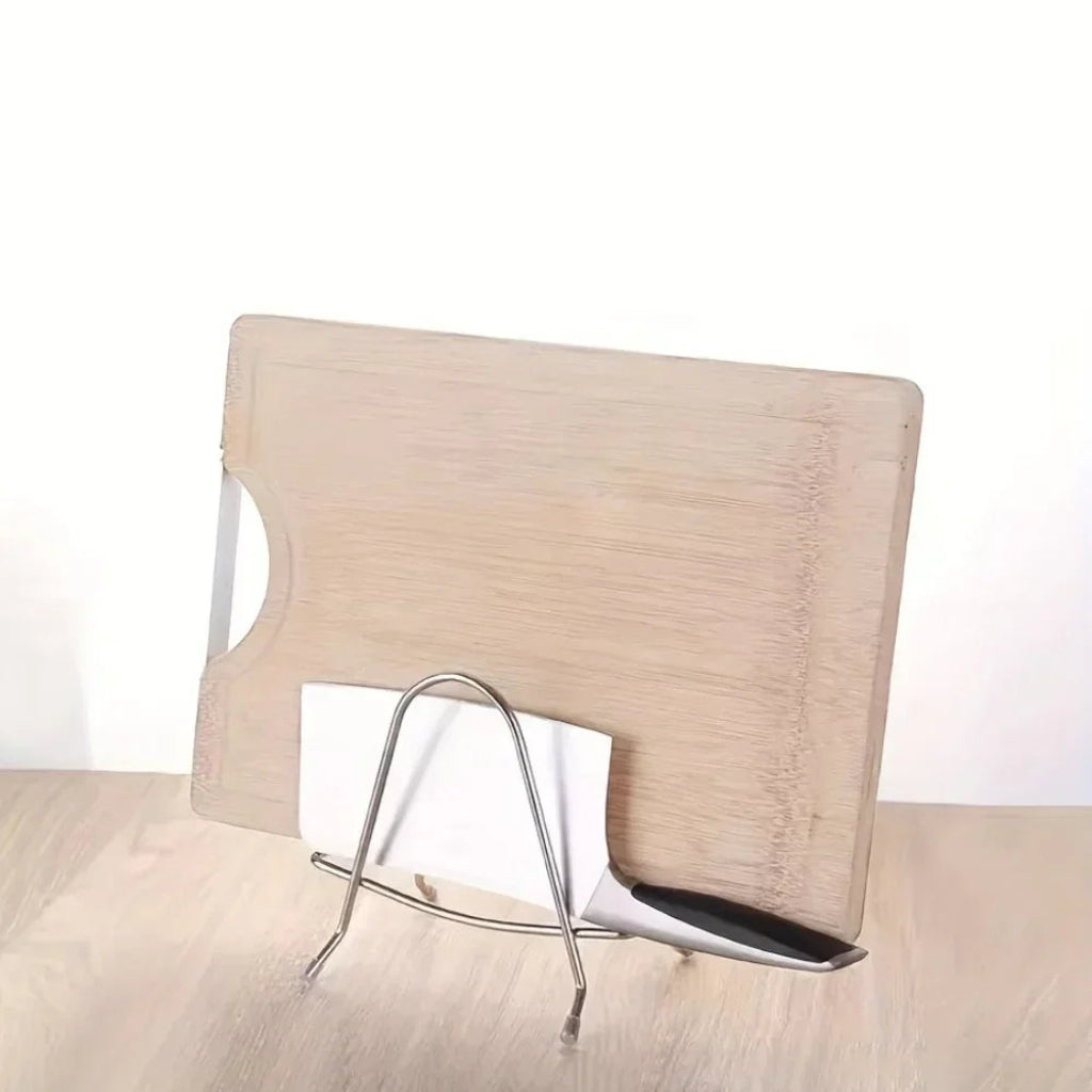 Cutting board and knife stand