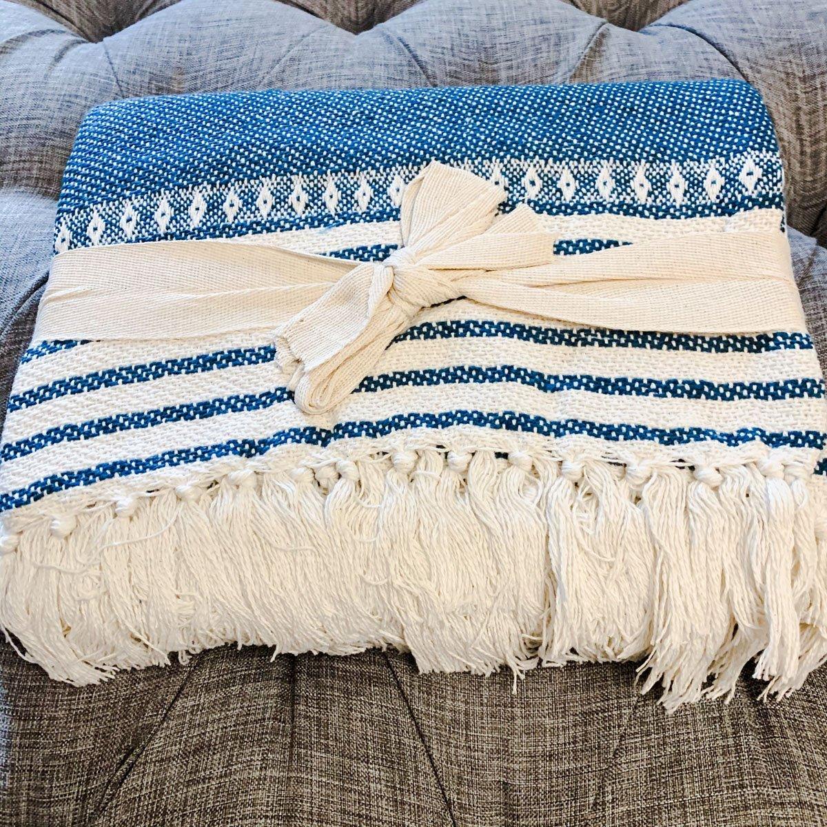 Waverly Woven Cotton Throw Blanket