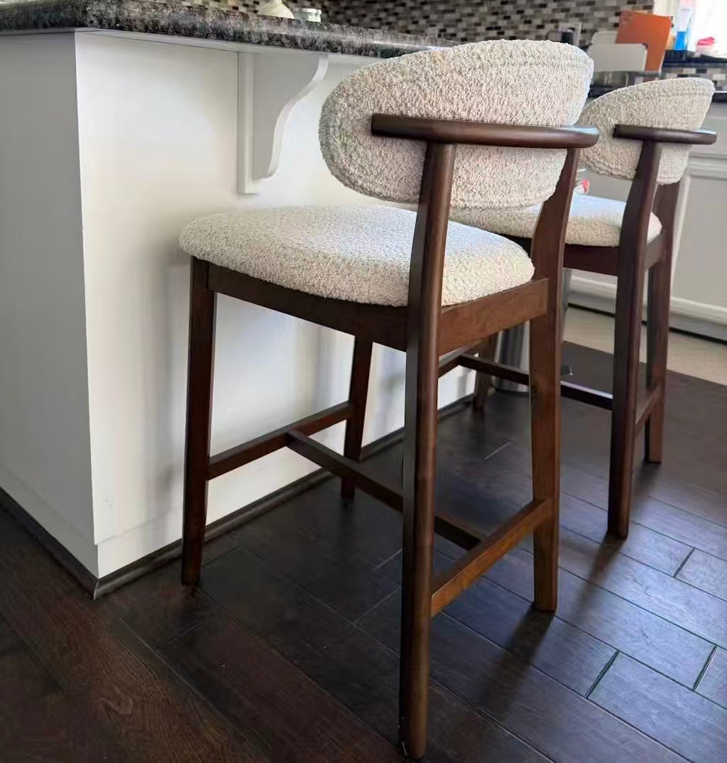 ACTU 26 in Upholstered Counter Stools — Set of 2