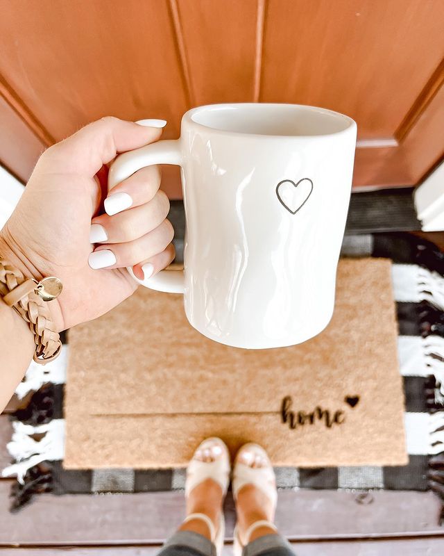 Home Heart coir doormat lifestyle image