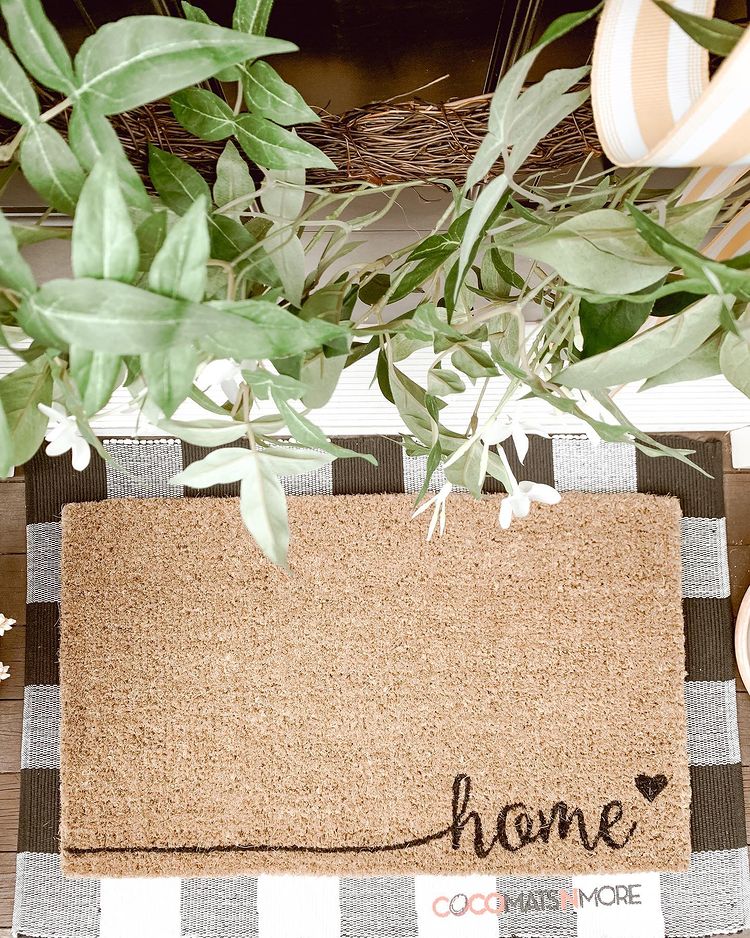 Home Heart coir doormat product image