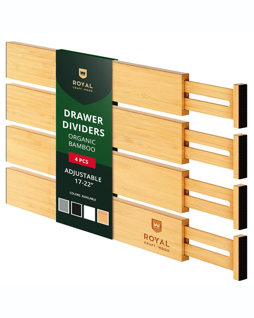 22 in Drawer Dividers — Natural