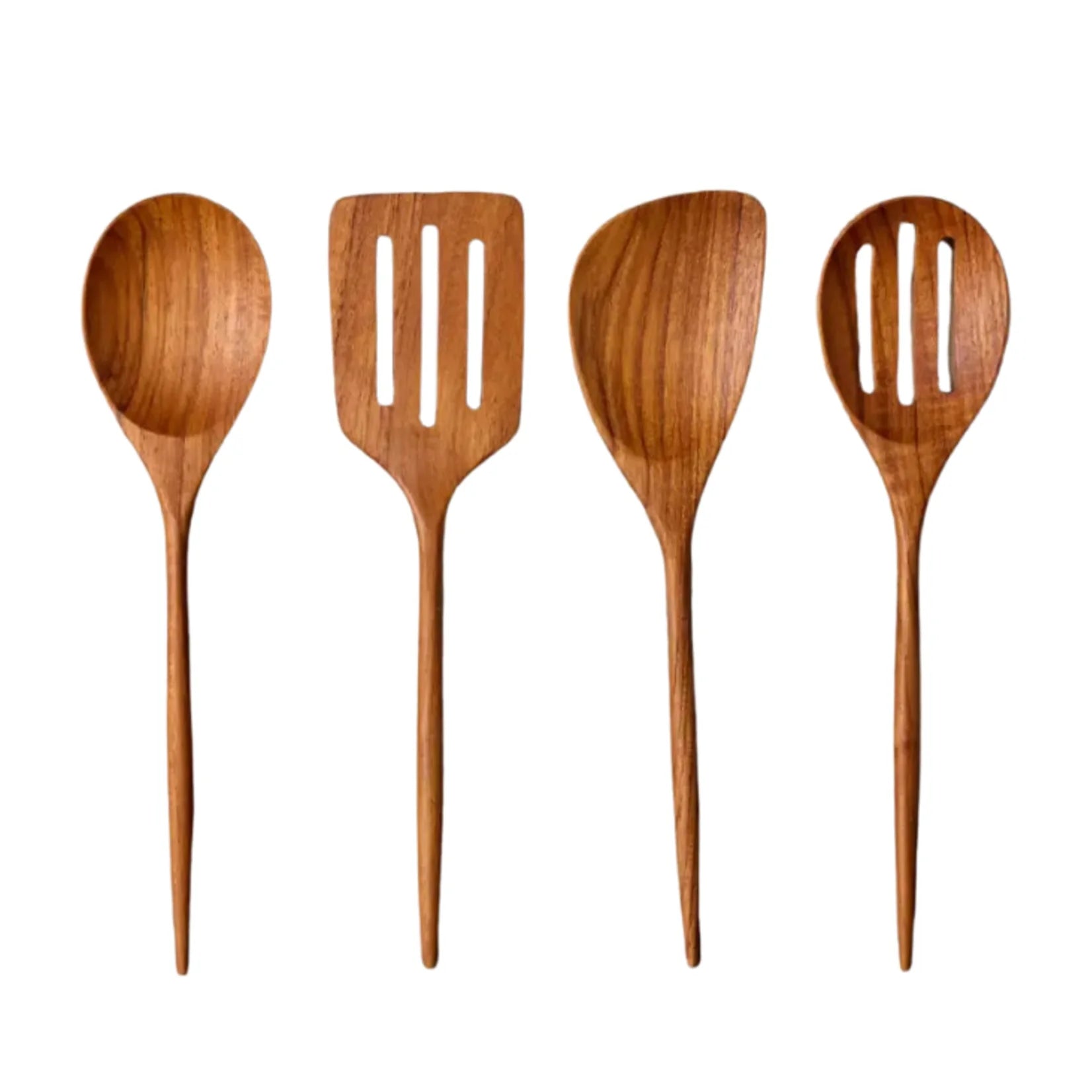 Padma Teak Mini Kitchen Utensils — Set of 4