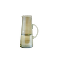 Lumia ribbed glass pitcher
