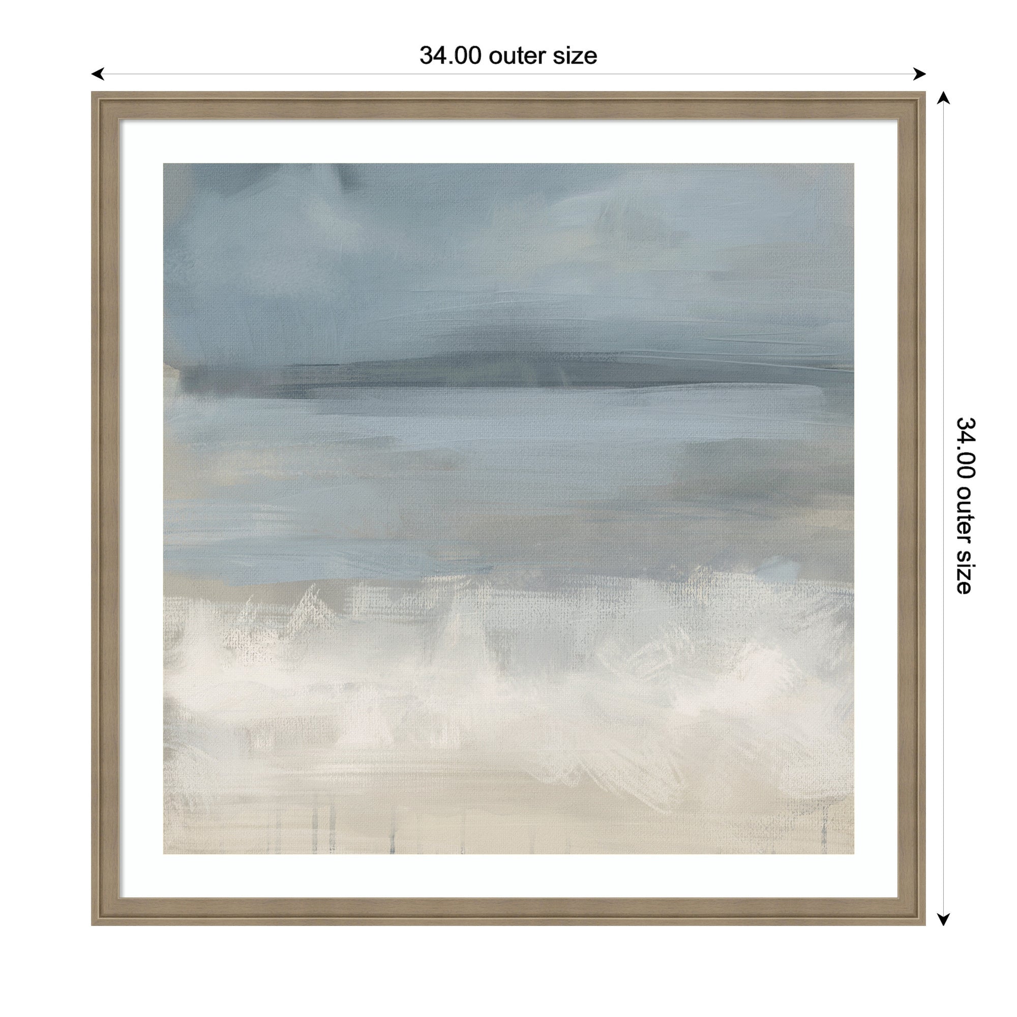The Blues by Mary Sparrow Framed Wall Art Print – alternate product view
