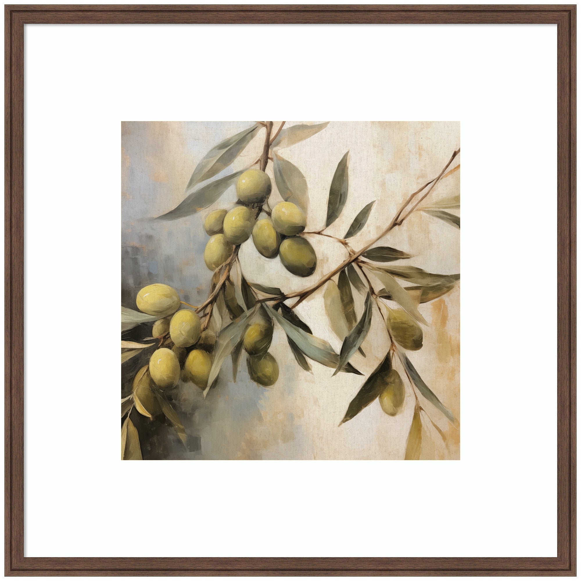 Olive Tree Framed Wall Art Print