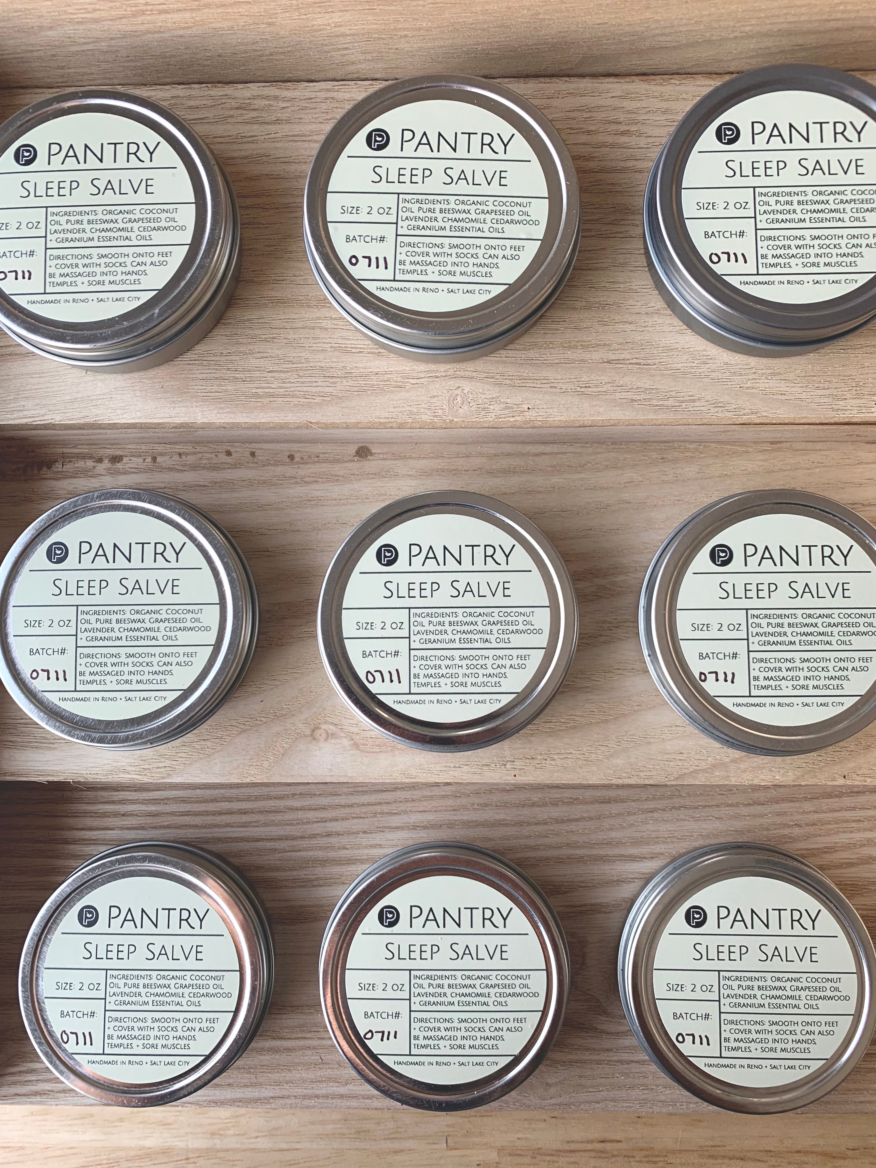 Botanical bedtime body balm