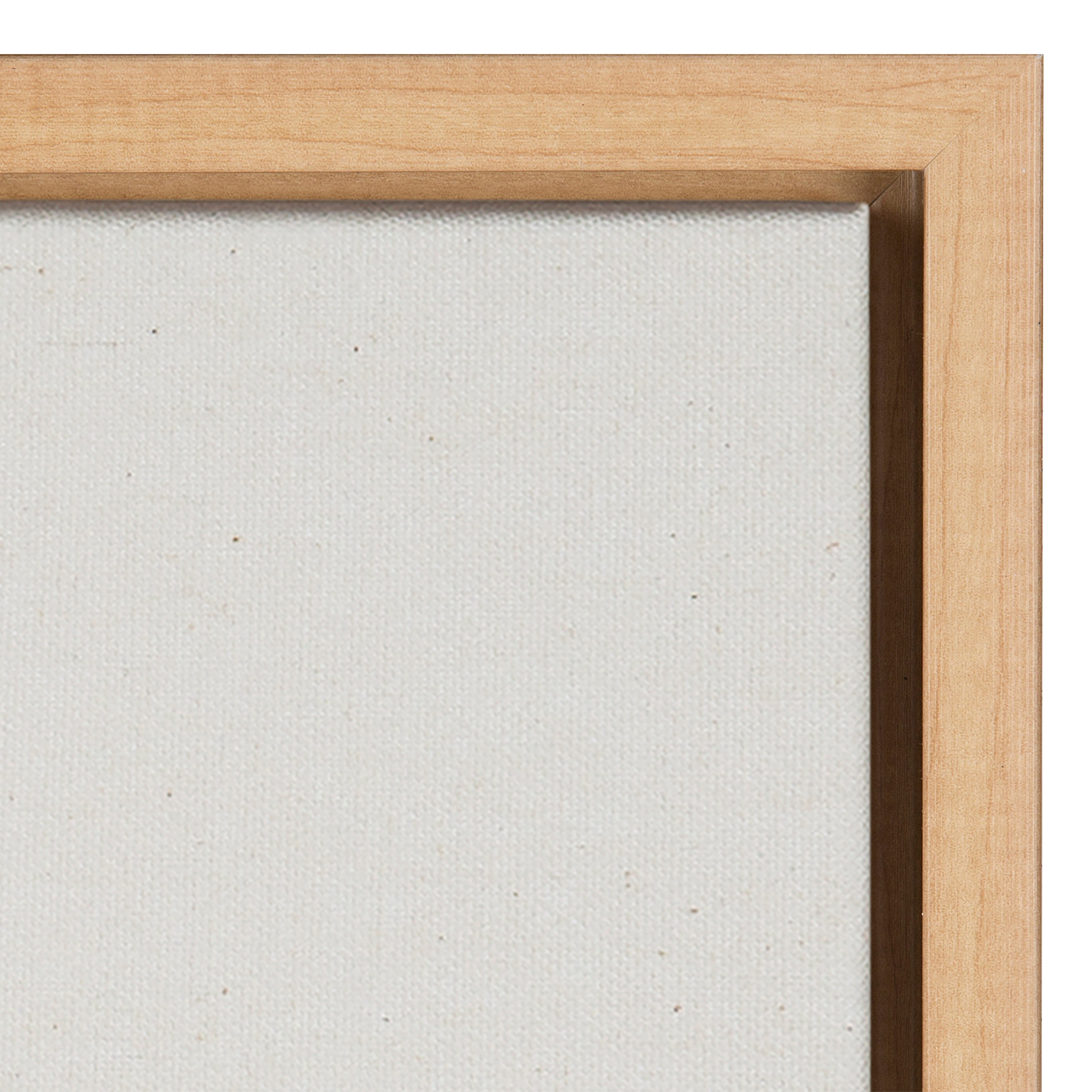 Sylvie Hey Dude Highland Cow Framed Canvas Art