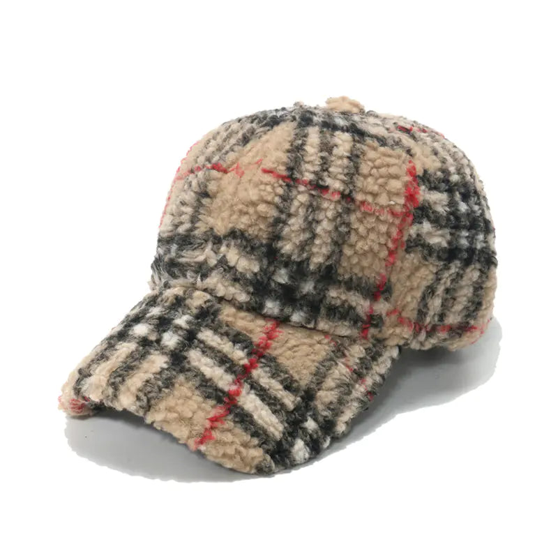 Classic plaid baseball cap