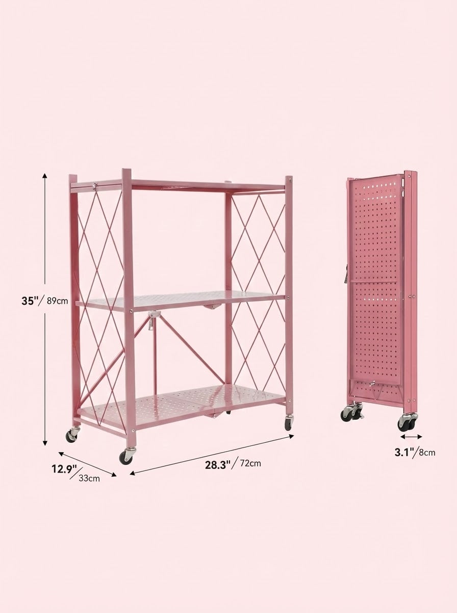Heavy-Duty Metal Storage Rack — 3, 4 or 5 Tier – alternate product view