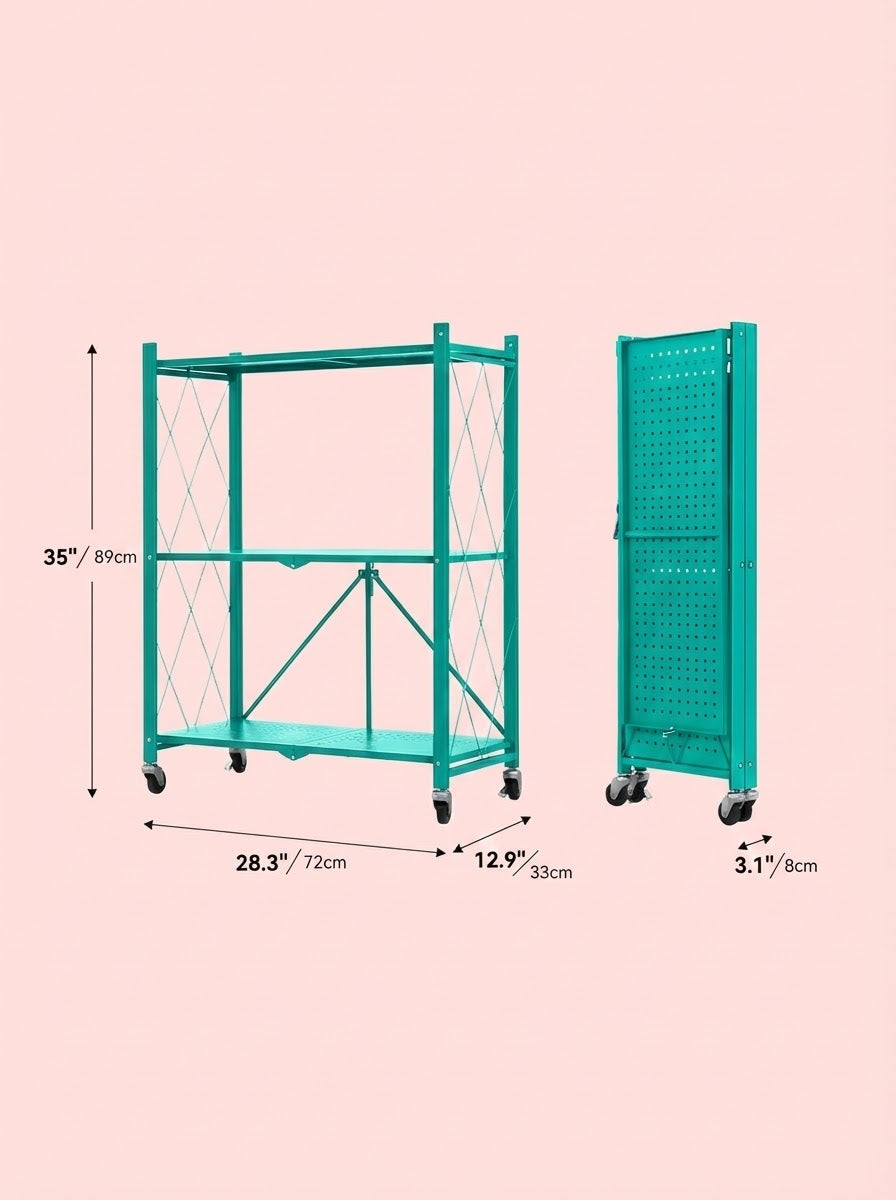 Heavy-Duty Metal Storage Rack — 3, 4 or 5 Tier – alternate product view