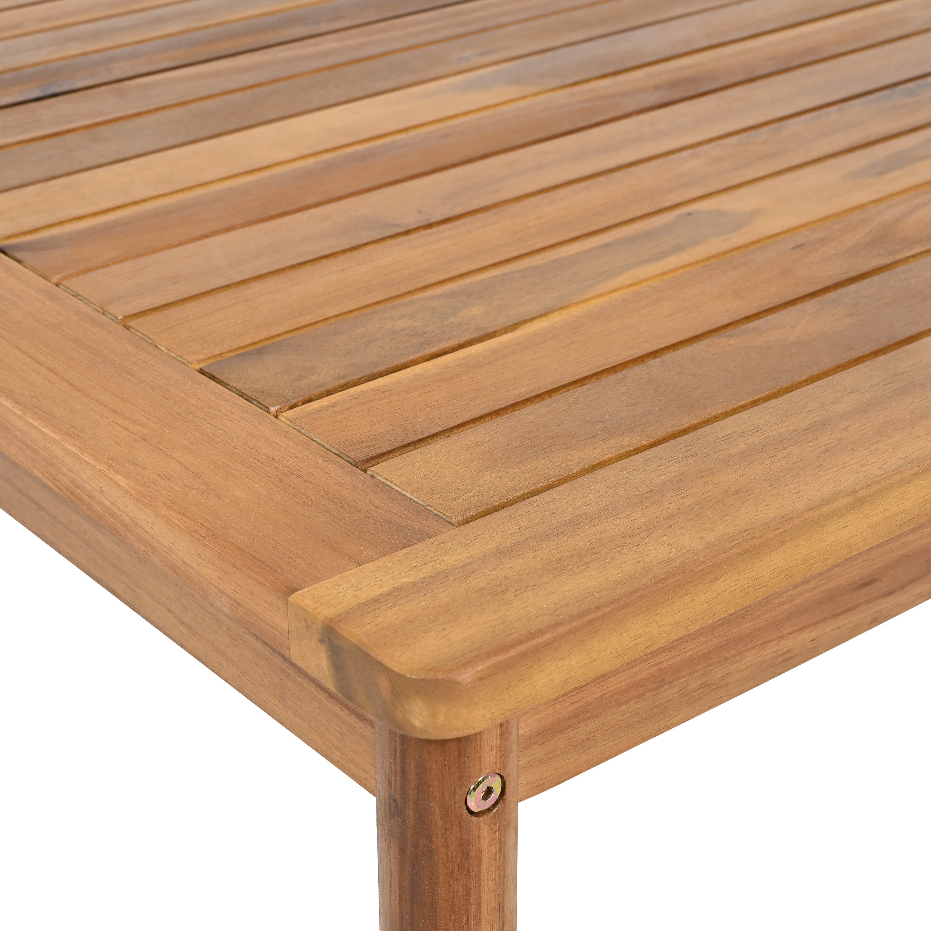 5-Piece Acacia Wood & Rope Patio Set