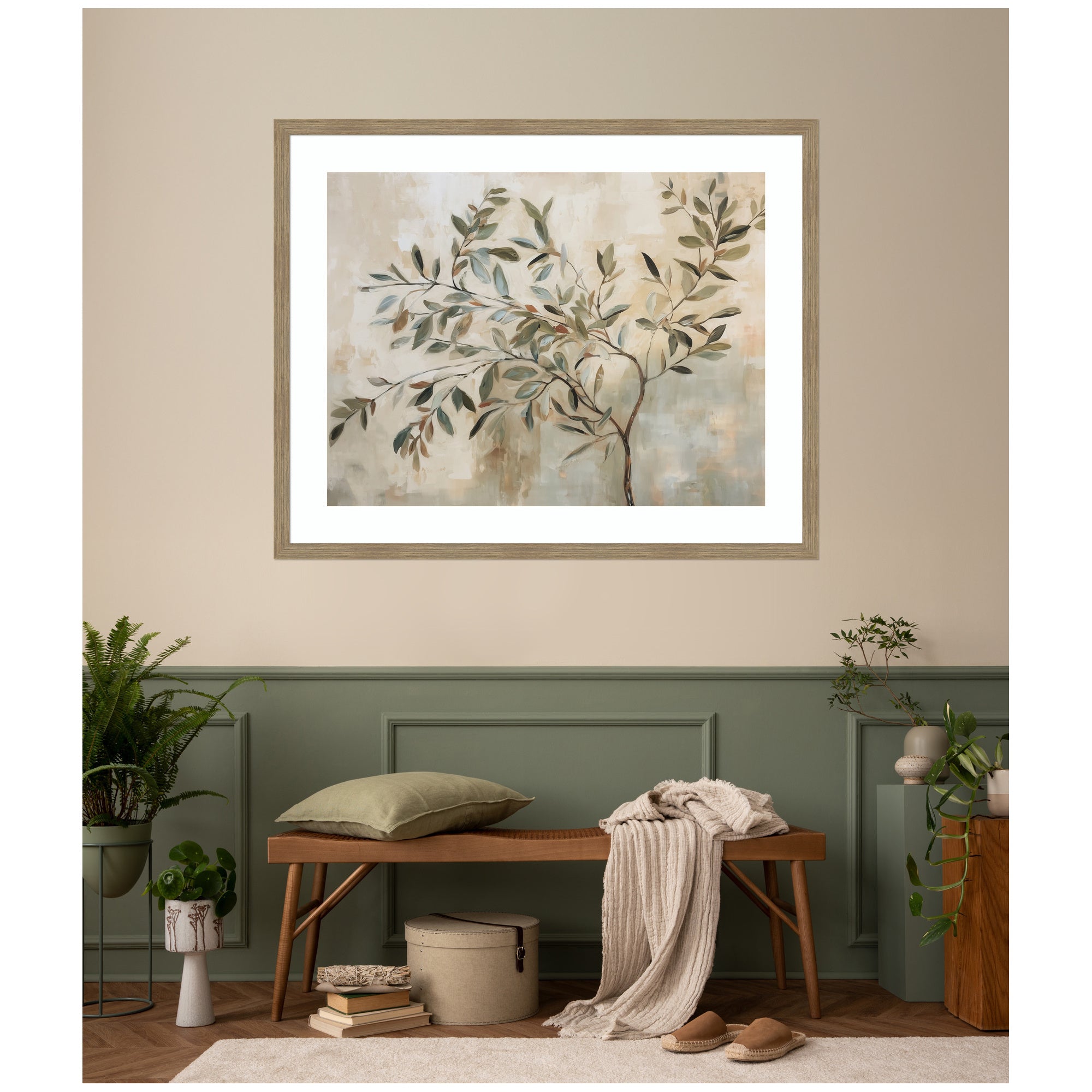 Olive Tree Abstract No. 31 Framed Wall Art Print