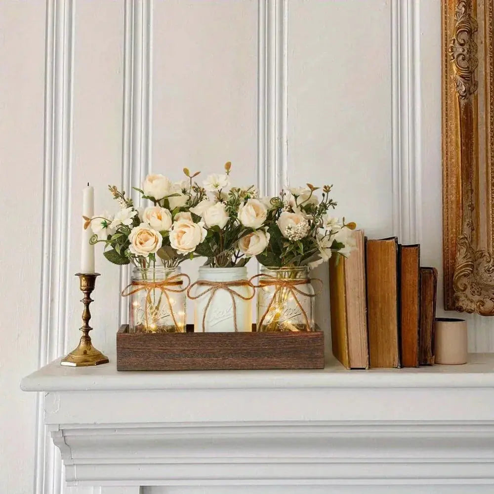 Mason jar centerpiece set