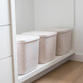The Sculpted Bin — Original with Lid | Set of 3