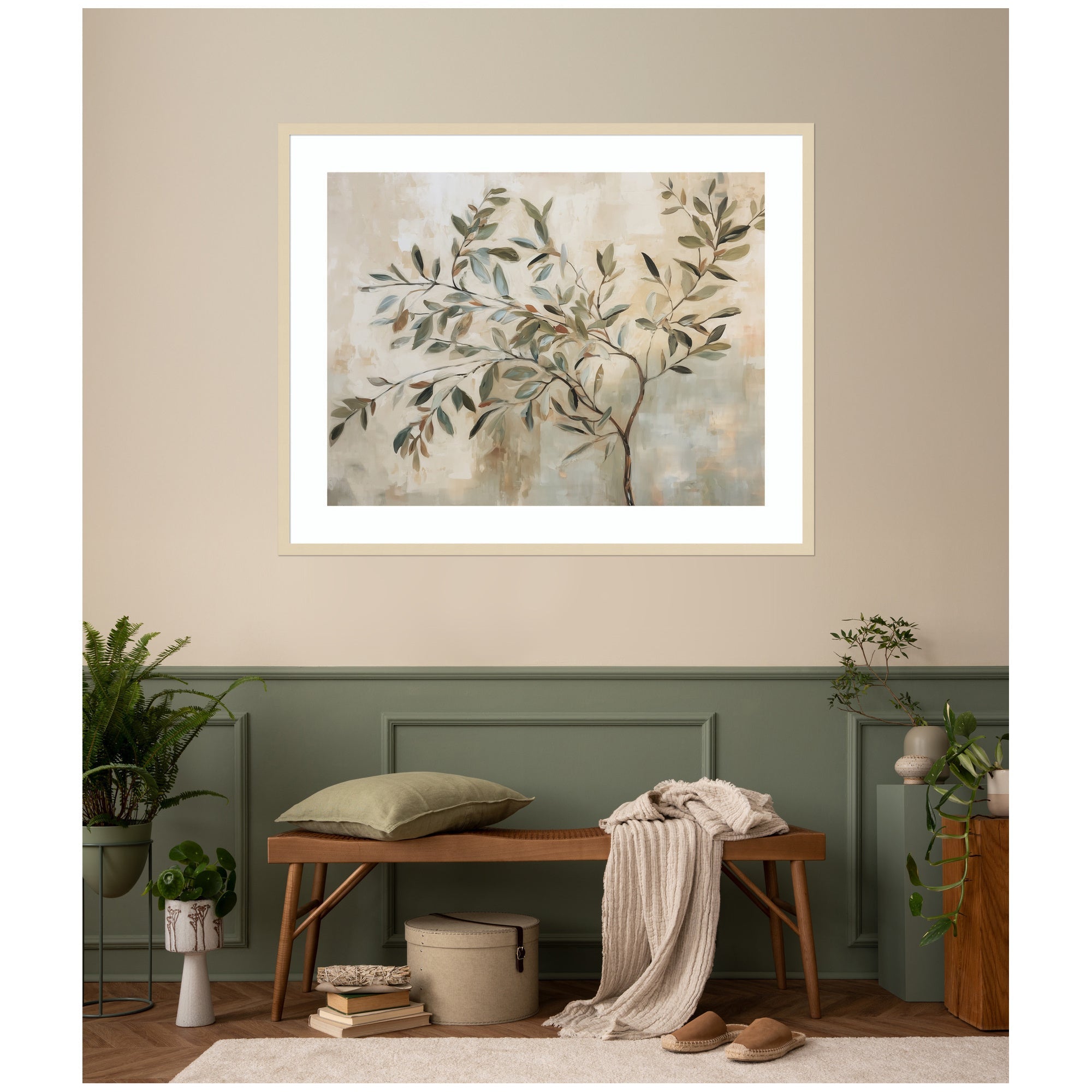 Olive Tree Abstract No. 31 Framed Wall Art Print