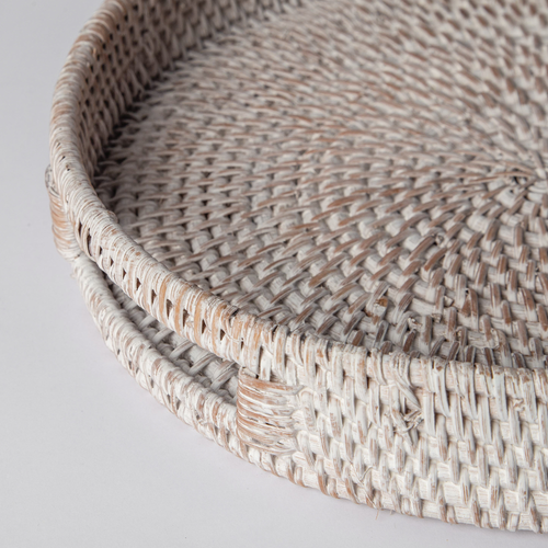 404 round rattan tray product view