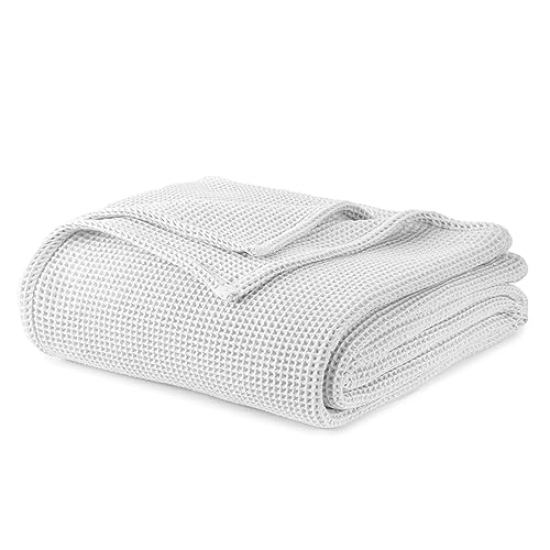Organic Cotton Waffle Knit Blanket