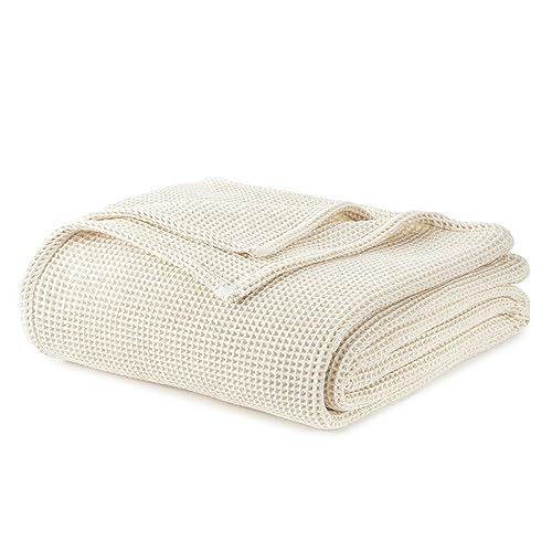 Organic Cotton Waffle Knit Blanket
