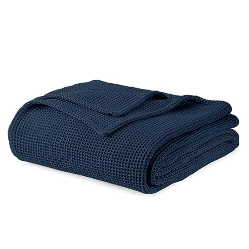 Whisper Organics organic cotton waffle knit blanket
