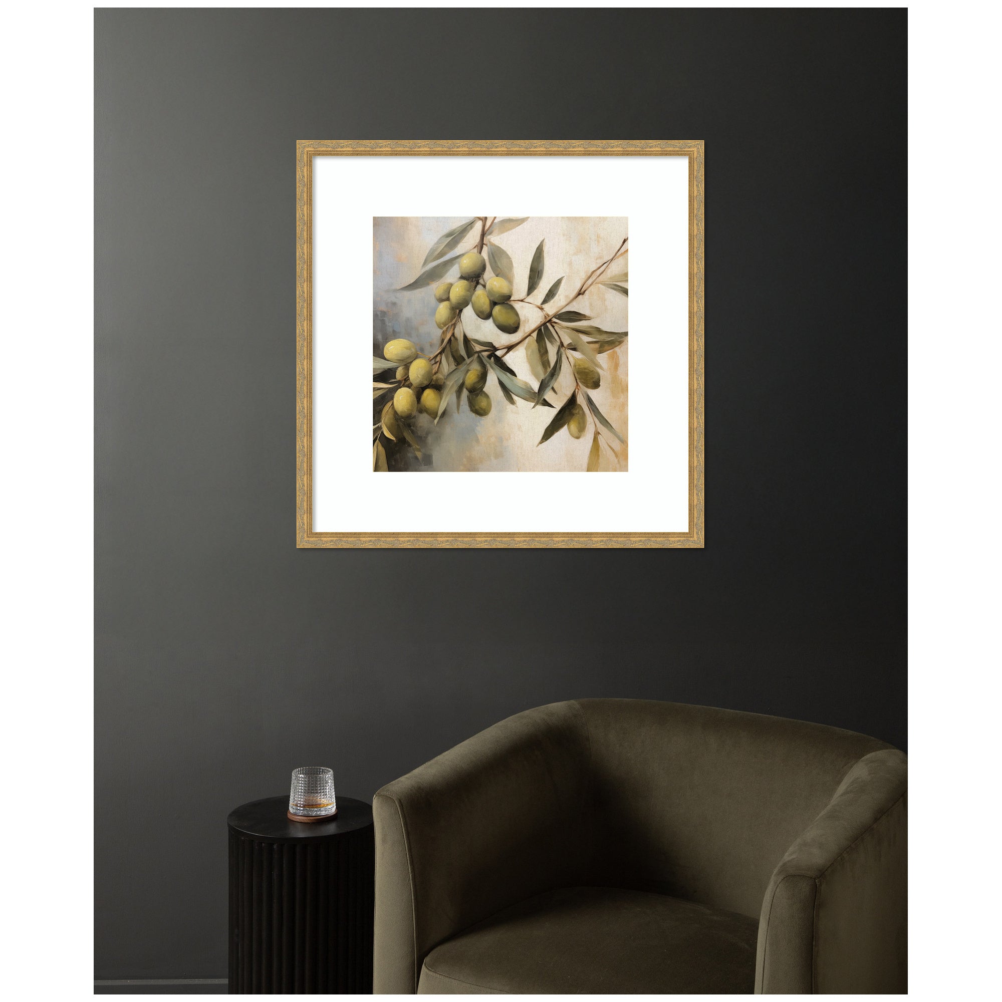 Olive Tree Framed Wall Art Print