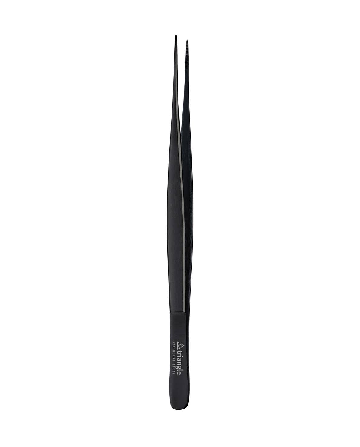 Black Pointed Cooking Tweezers — 15 cm